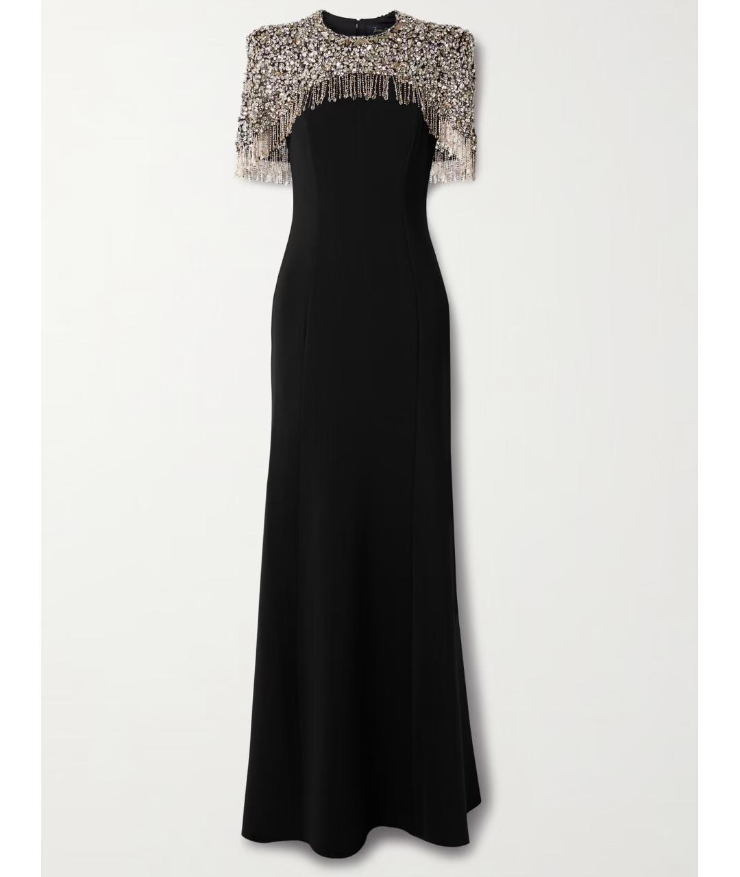 JENNY PACKHAM Черное вечернее платье, фото 5