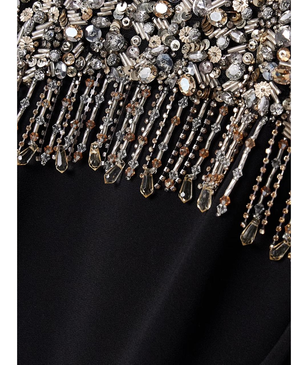 JENNY PACKHAM Черное вечернее платье, фото 4