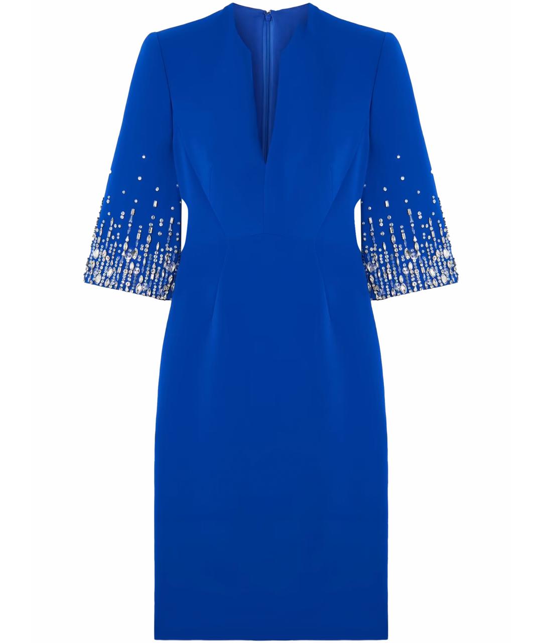JENNY PACKHAM Синее коктейльное платье, фото 1