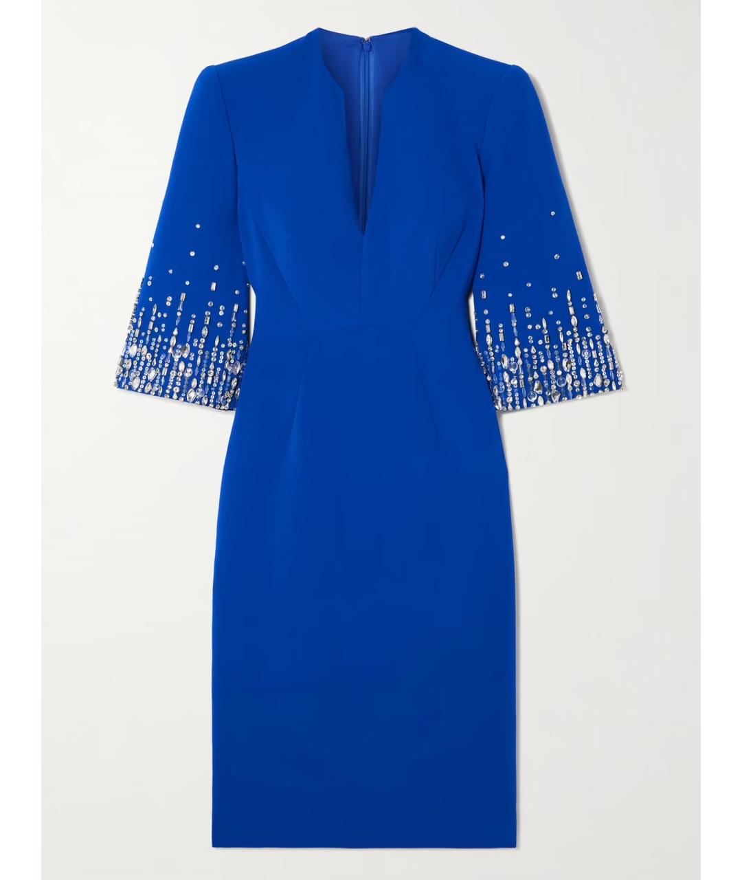 JENNY PACKHAM Синее коктейльное платье, фото 5