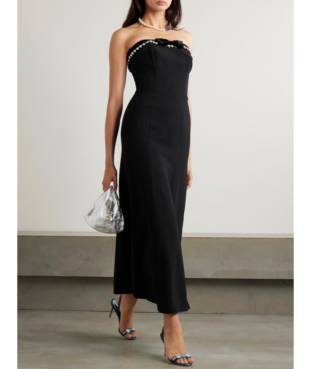 JENNY PACKHAM Черное коктейльное платье, фото 2