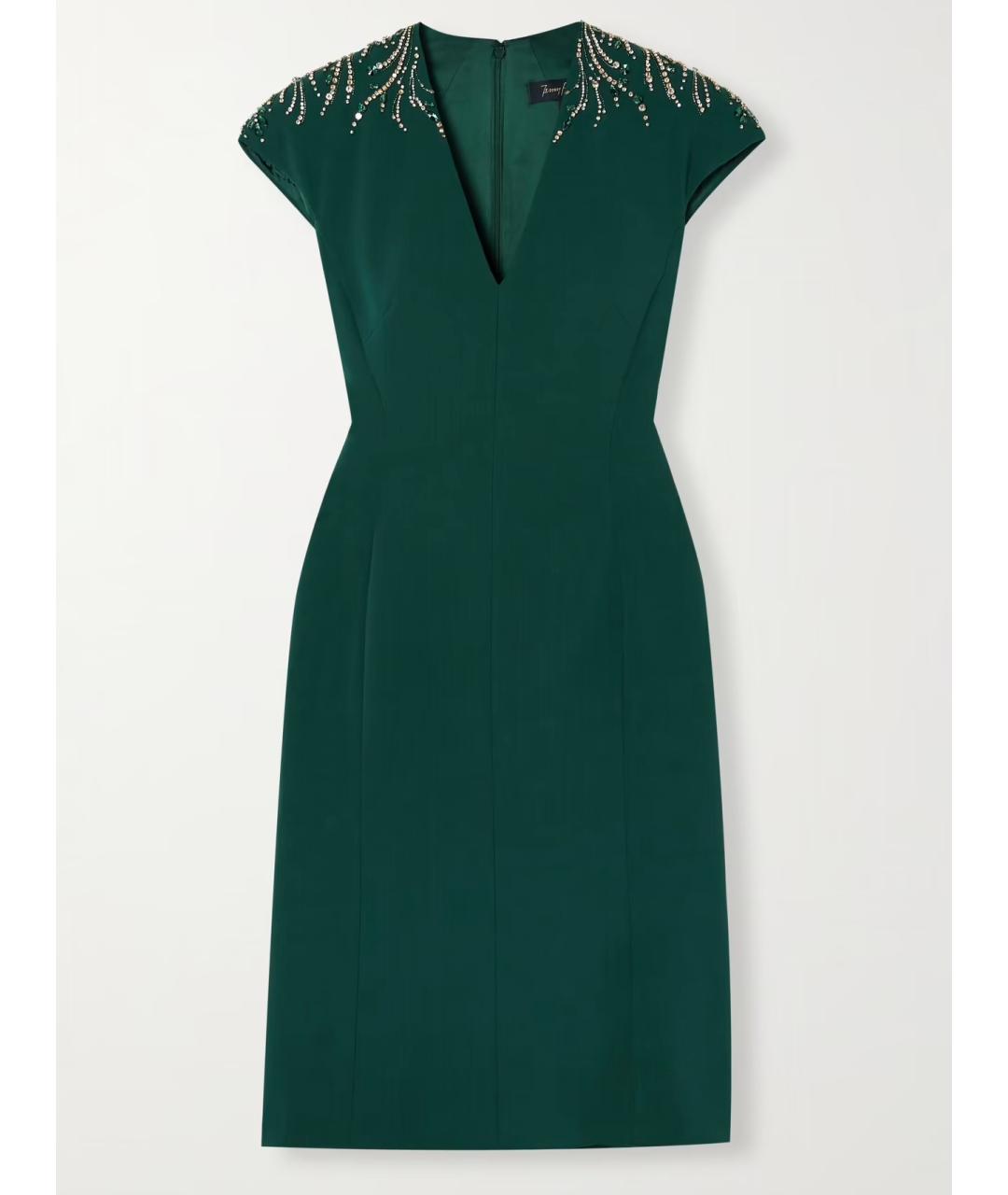 JENNY PACKHAM Зеленые коктейльное платье, фото 5