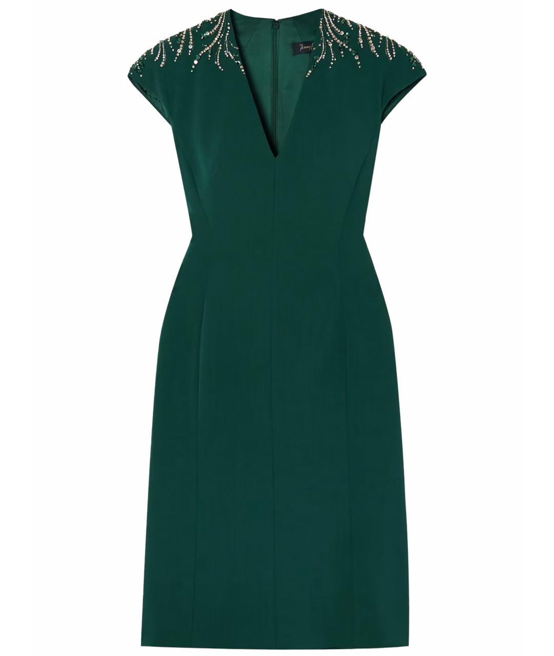 JENNY PACKHAM Зеленые коктейльное платье, фото 1