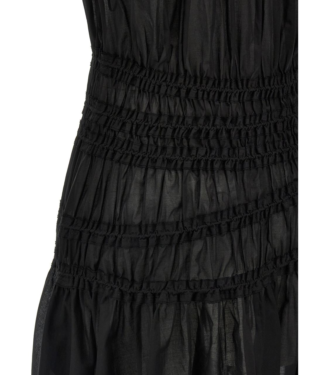 TORY BURCH Черное хлопковое платье, фото 4
