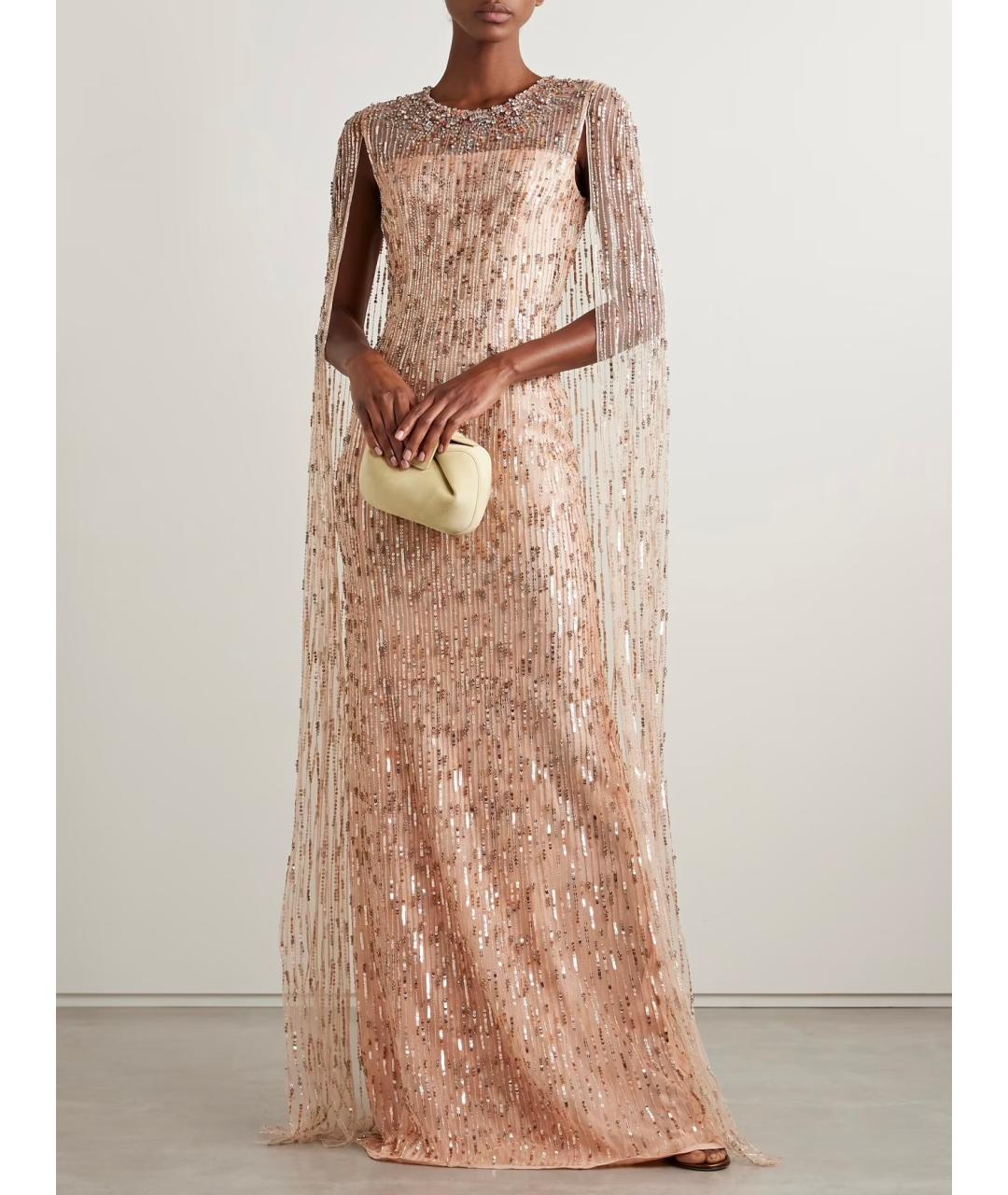 JENNY PACKHAM Розовое вечернее платье, фото 2