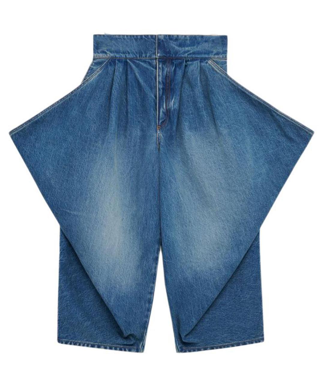 LOEWE Синие прямые джинсы, фото 1