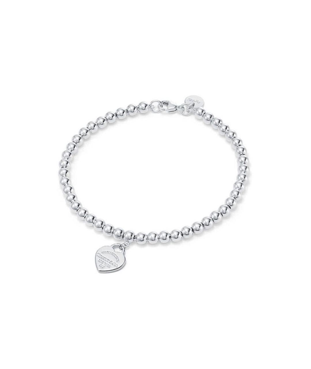 TIFFANY&CO Розовый серебряный браслет, фото 3