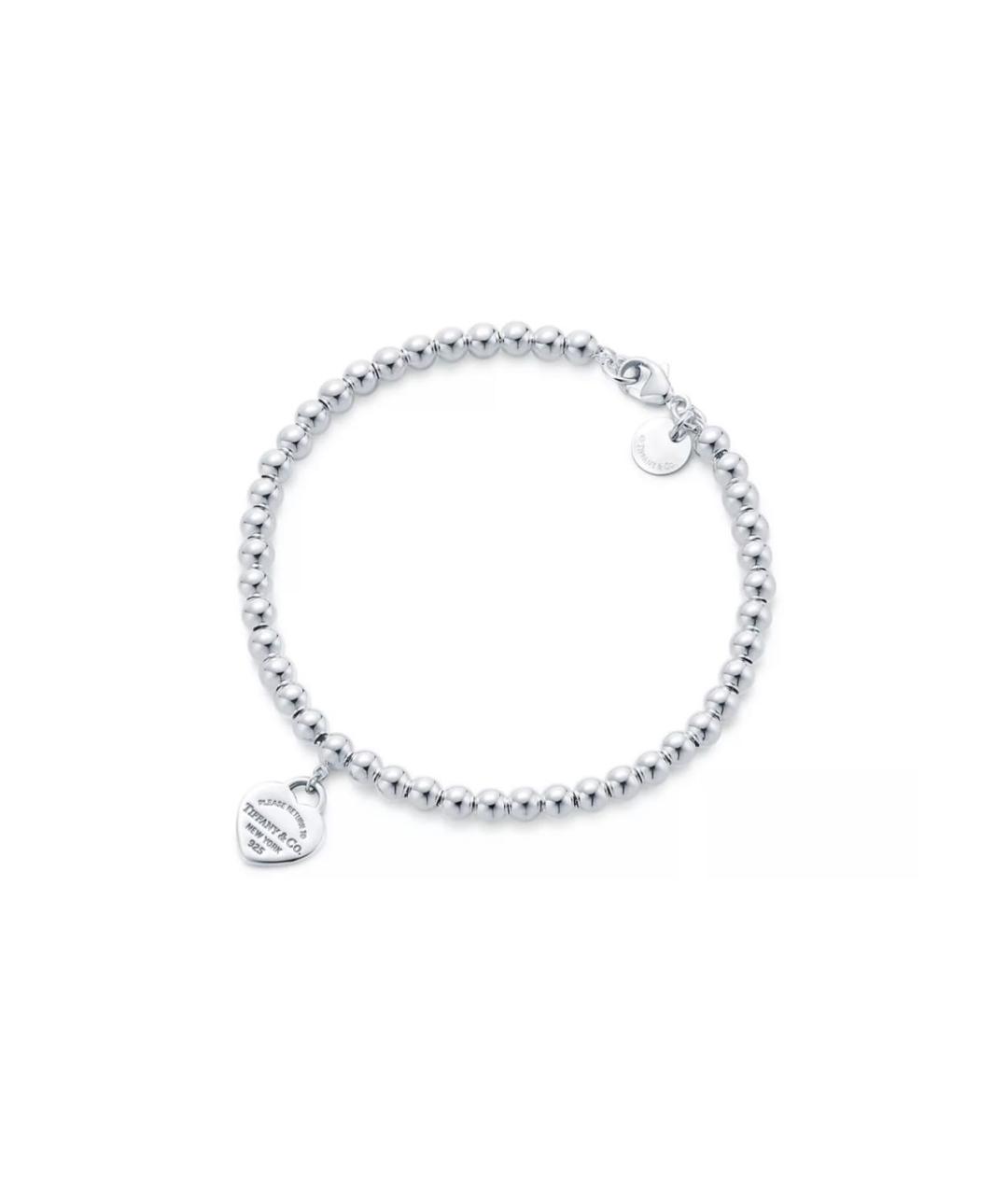 TIFFANY&CO Розовый серебряный браслет, фото 3