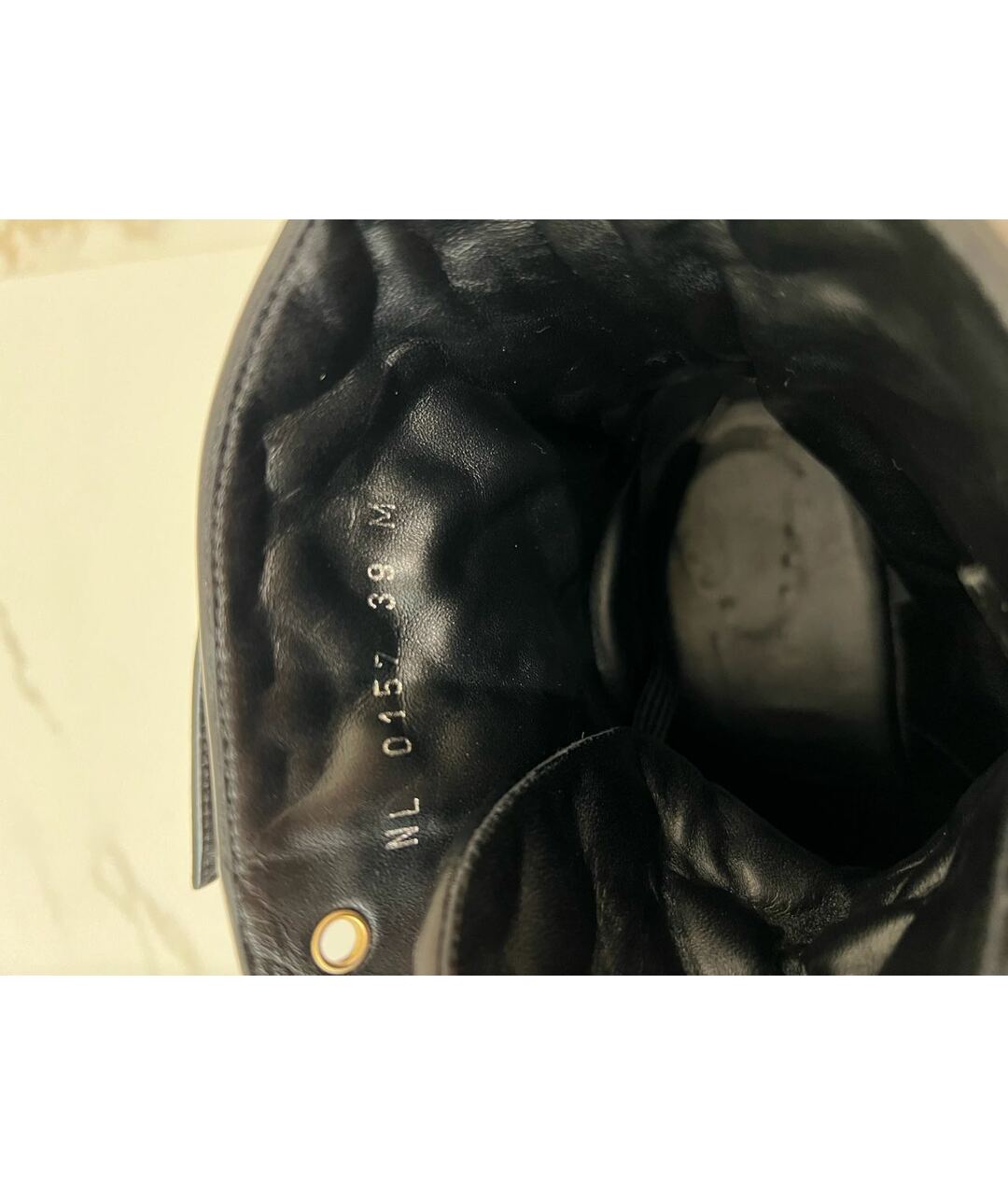 LOUIS VUITTON PRE-OWNED Черные кожаные ботинки, фото 5