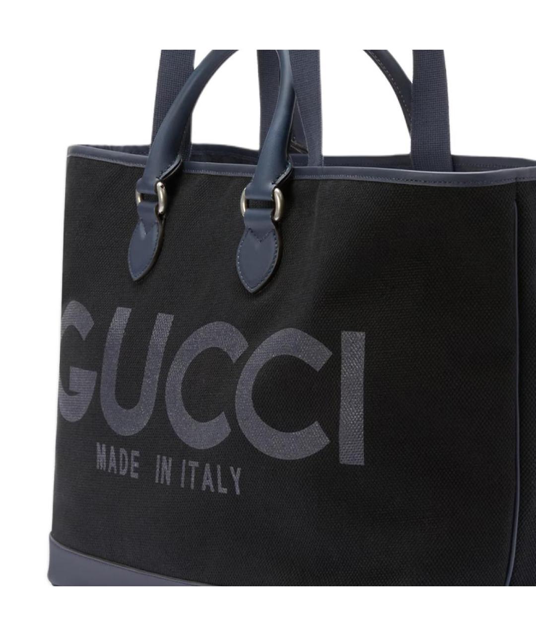 GUCCI Черная сумка тоут, фото 8