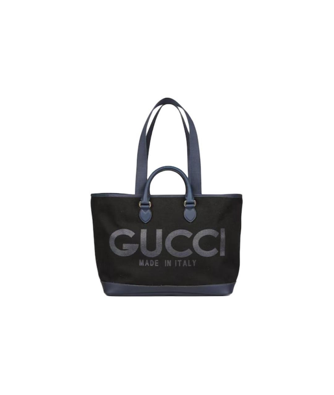 GUCCI Черная сумка тоут, фото 1