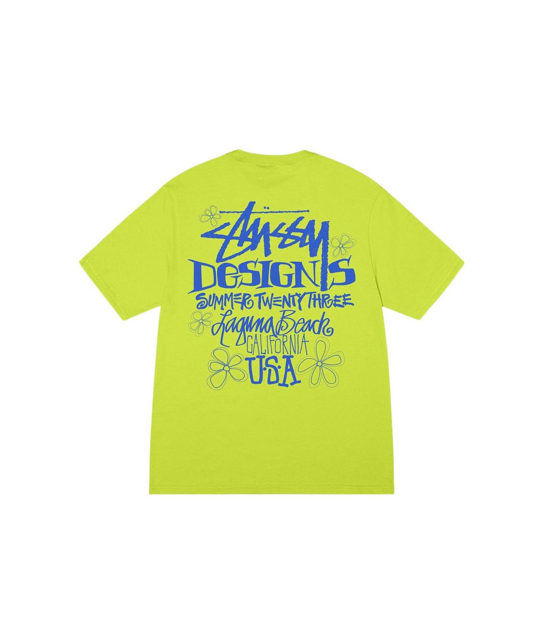 STUSSY Желтая футболка, фото 2