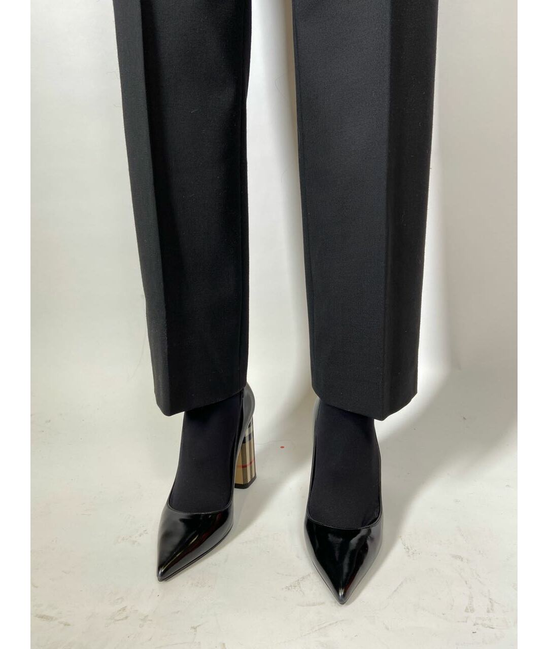 FENDI Черные прямые брюки, фото 5