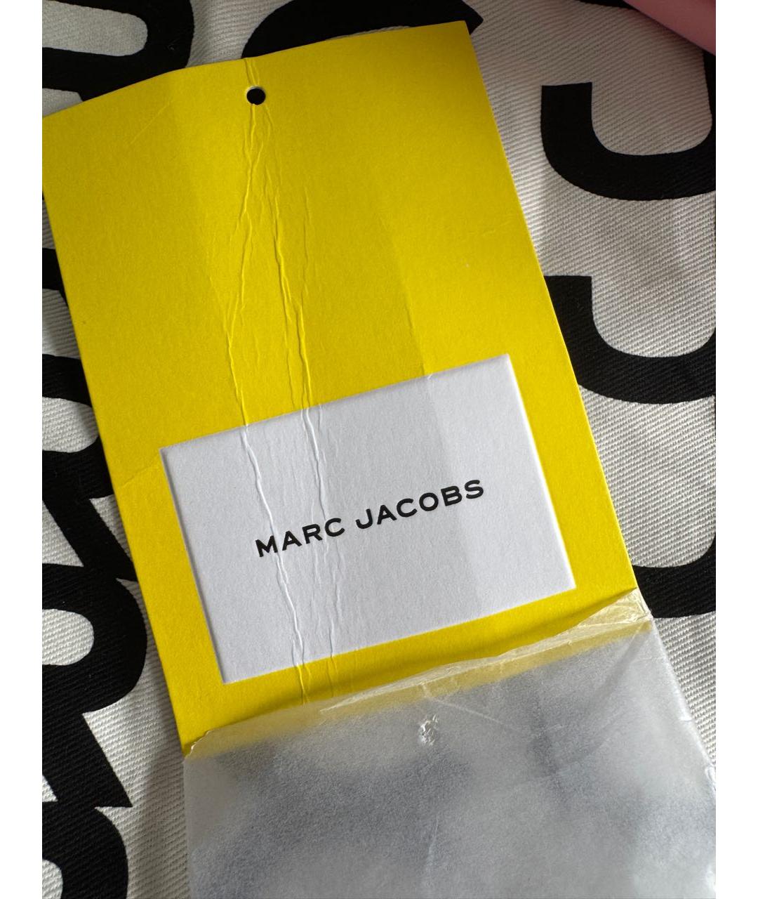 MARC JACOBS Розовая кожаная сумка с короткими ручками, фото 7