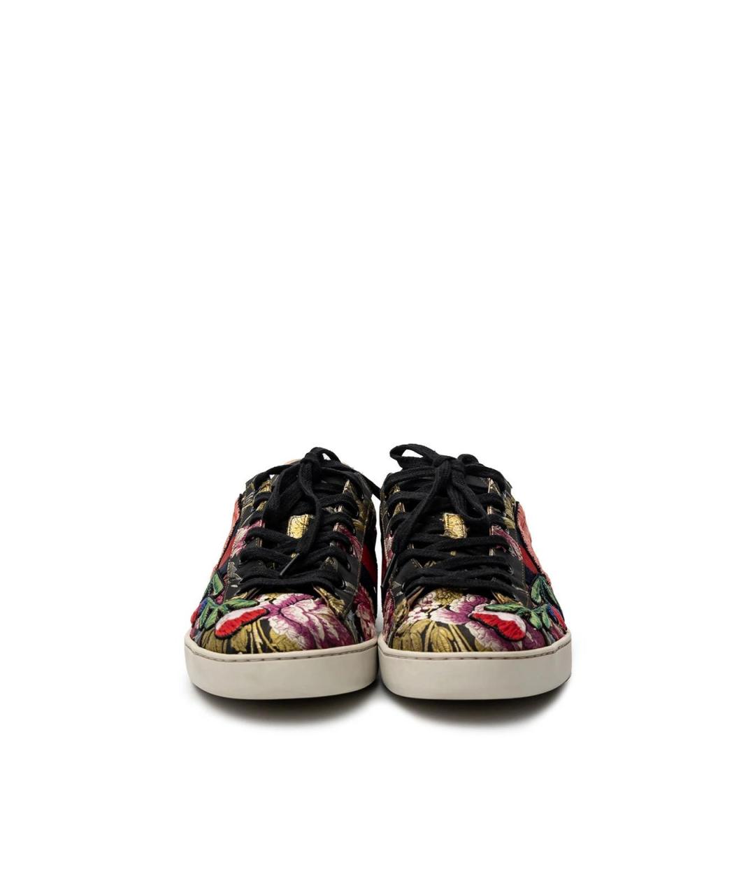 GUCCI Мульти текстильные кеды, фото 3