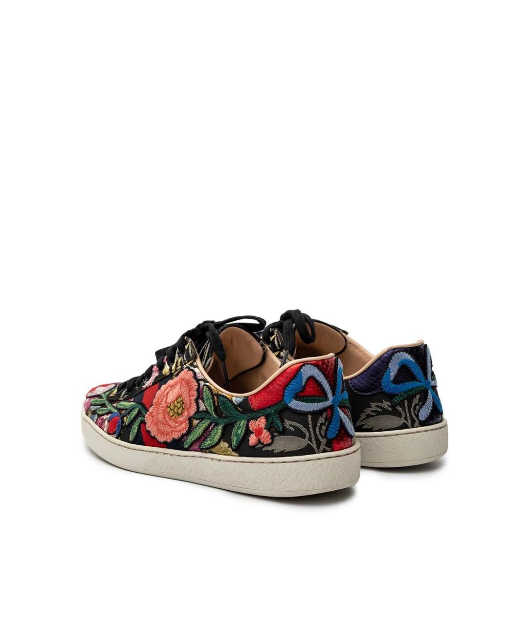 GUCCI Мульти текстильные кеды, фото 2