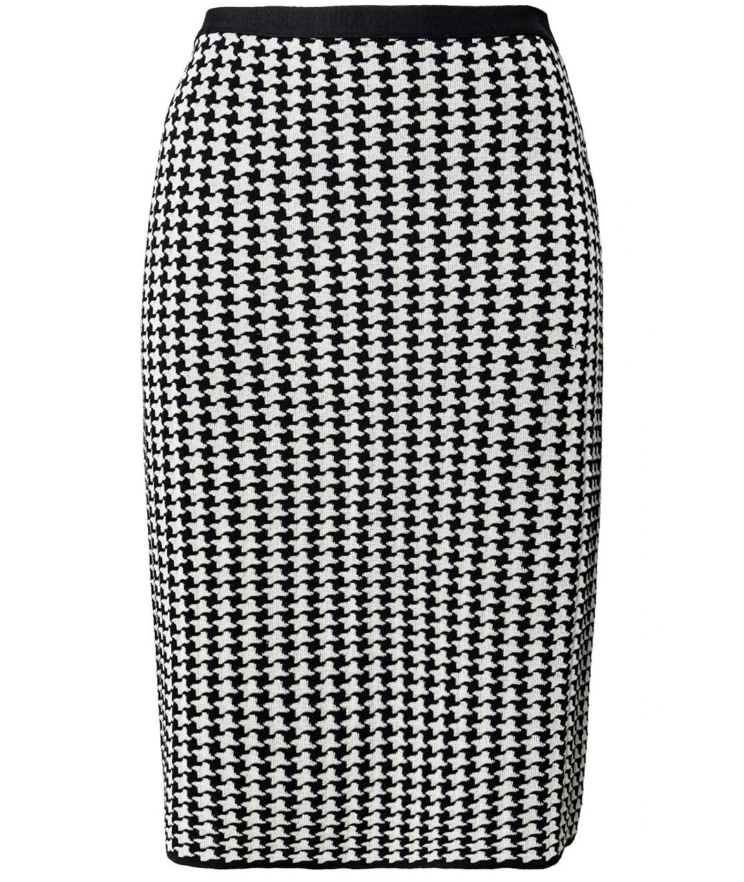 CHRISTIAN DIOR Черная шерстяная юбка миди, фото 1
