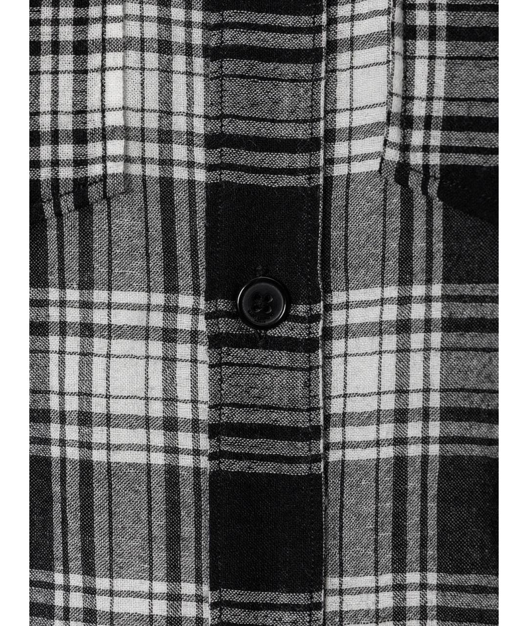 SAINT LAURENT Черная шерстяная рубашка, фото 3