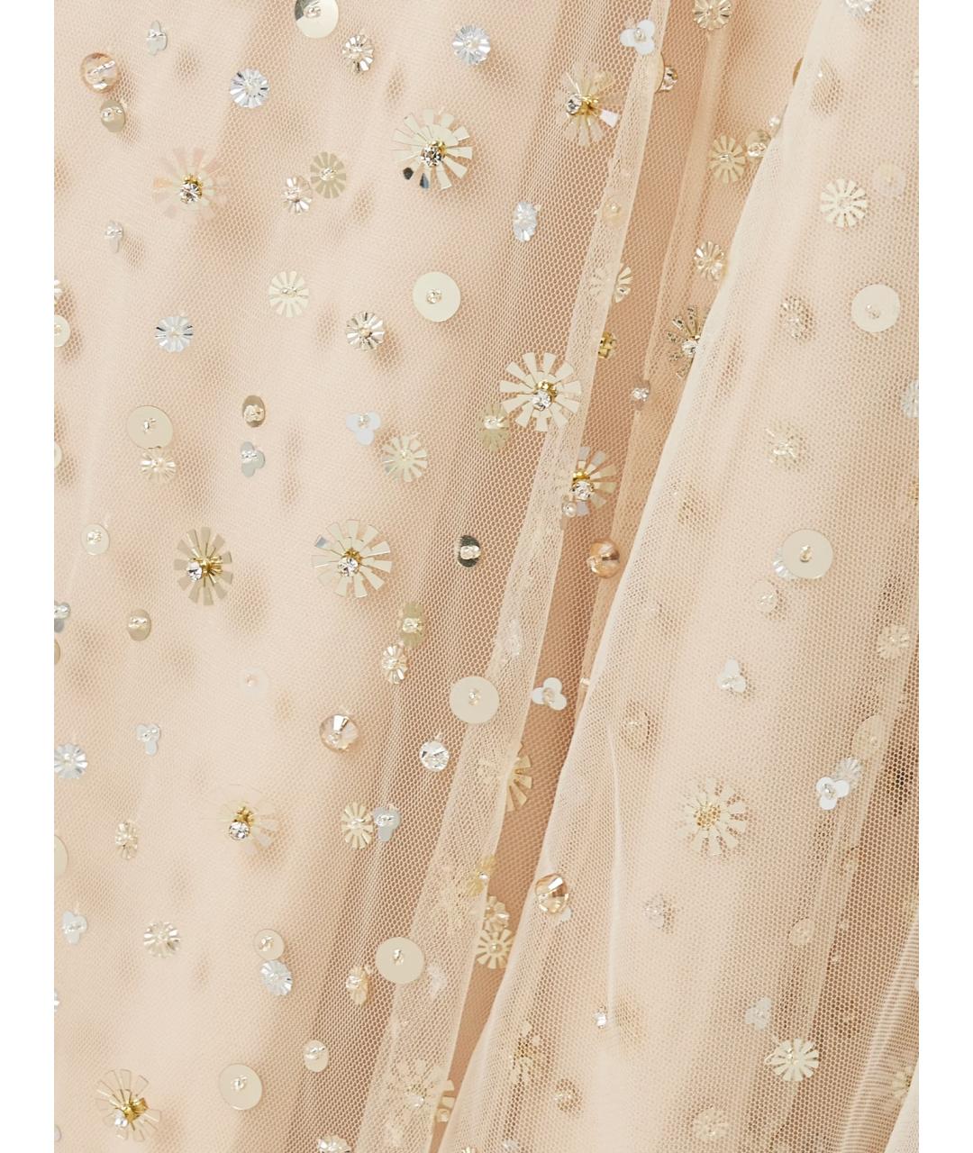 JENNY PACKHAM Золотое вечернее платье, фото 4
