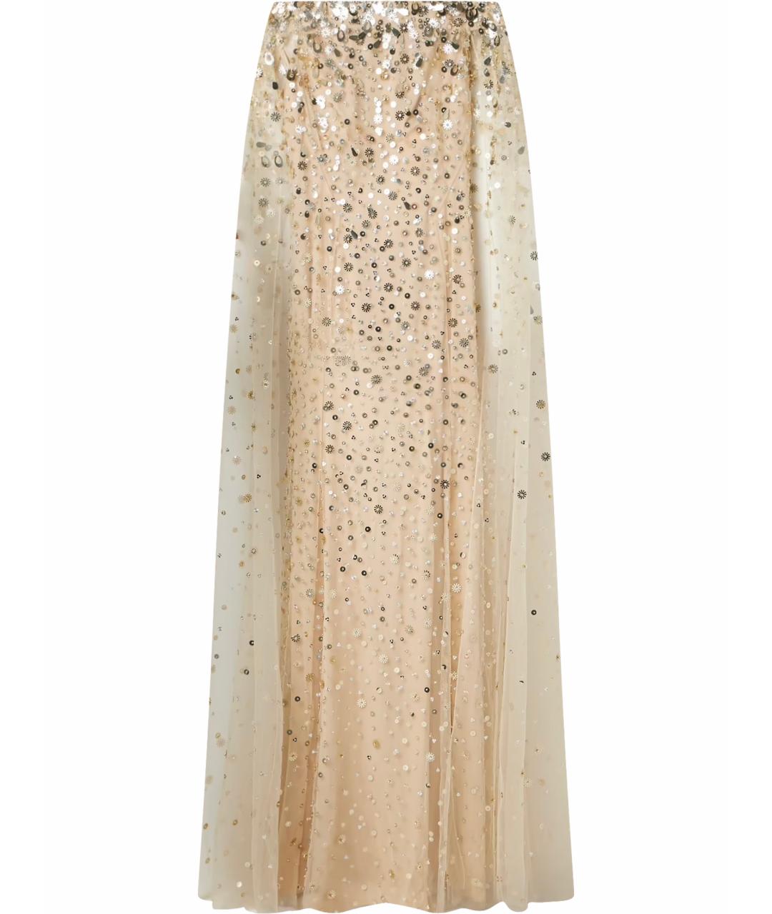 JENNY PACKHAM Золотое вечернее платье, фото 1