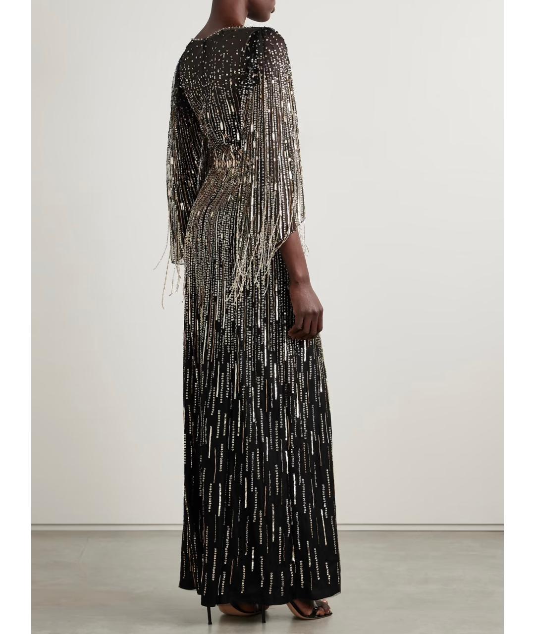 JENNY PACKHAM Золотое вечернее платье, фото 3