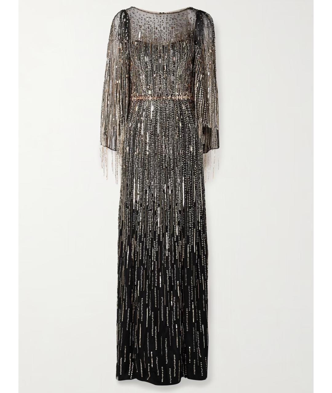 JENNY PACKHAM Золотое вечернее платье, фото 5