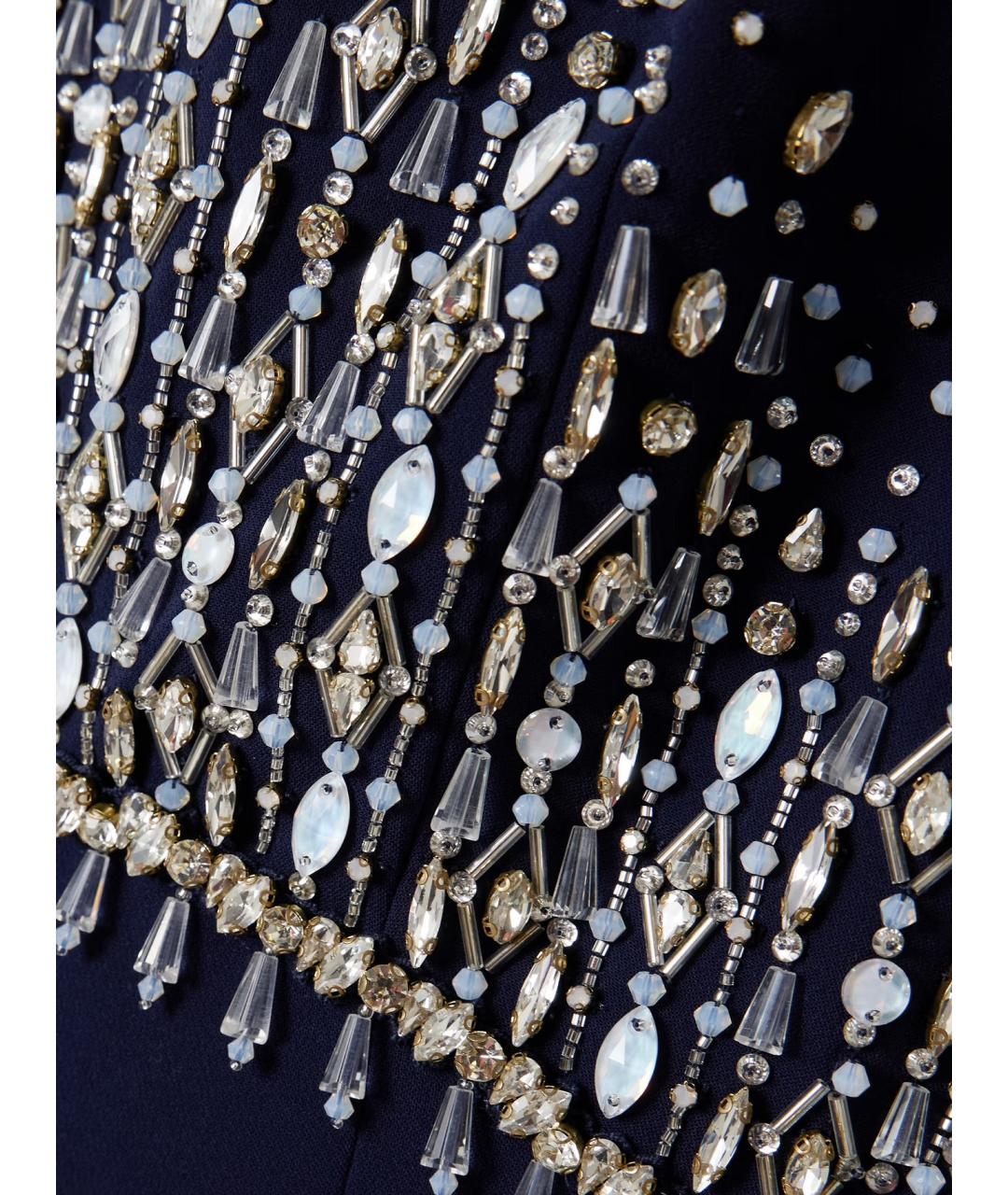JENNY PACKHAM Темно-синее вечернее платье, фото 5