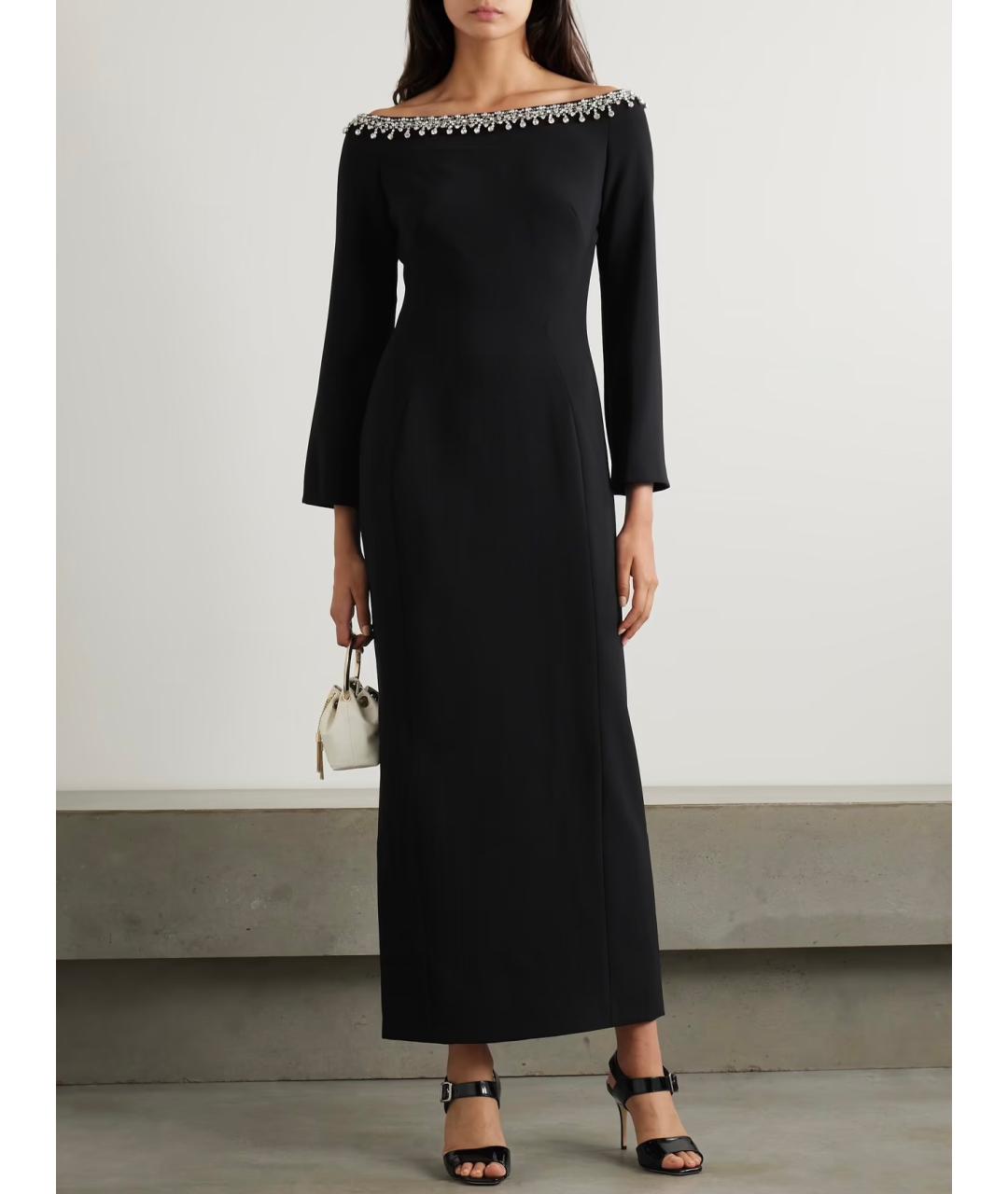 JENNY PACKHAM Черное коктейльное платье, фото 2