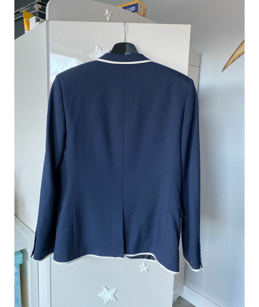 SAINT LAURENT Синий шерстяной пиджак, фото 2