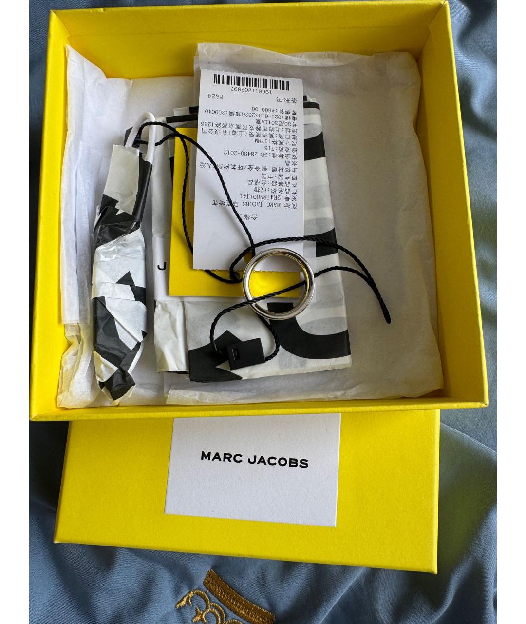 MARC JACOBS Черное латунное кольцо, фото 5