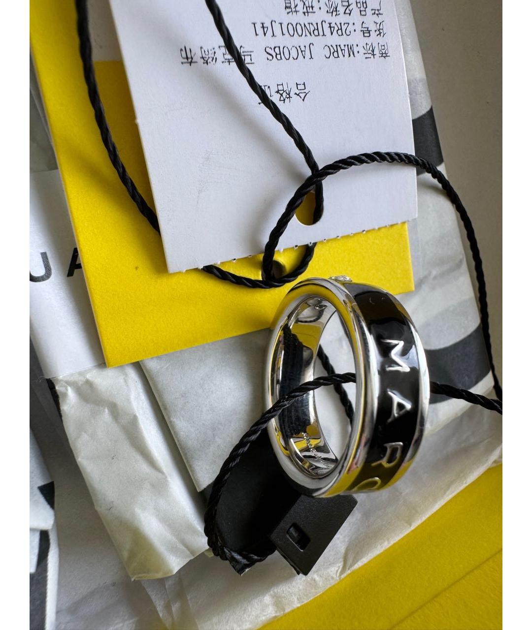 MARC JACOBS Черное латунное кольцо, фото 7