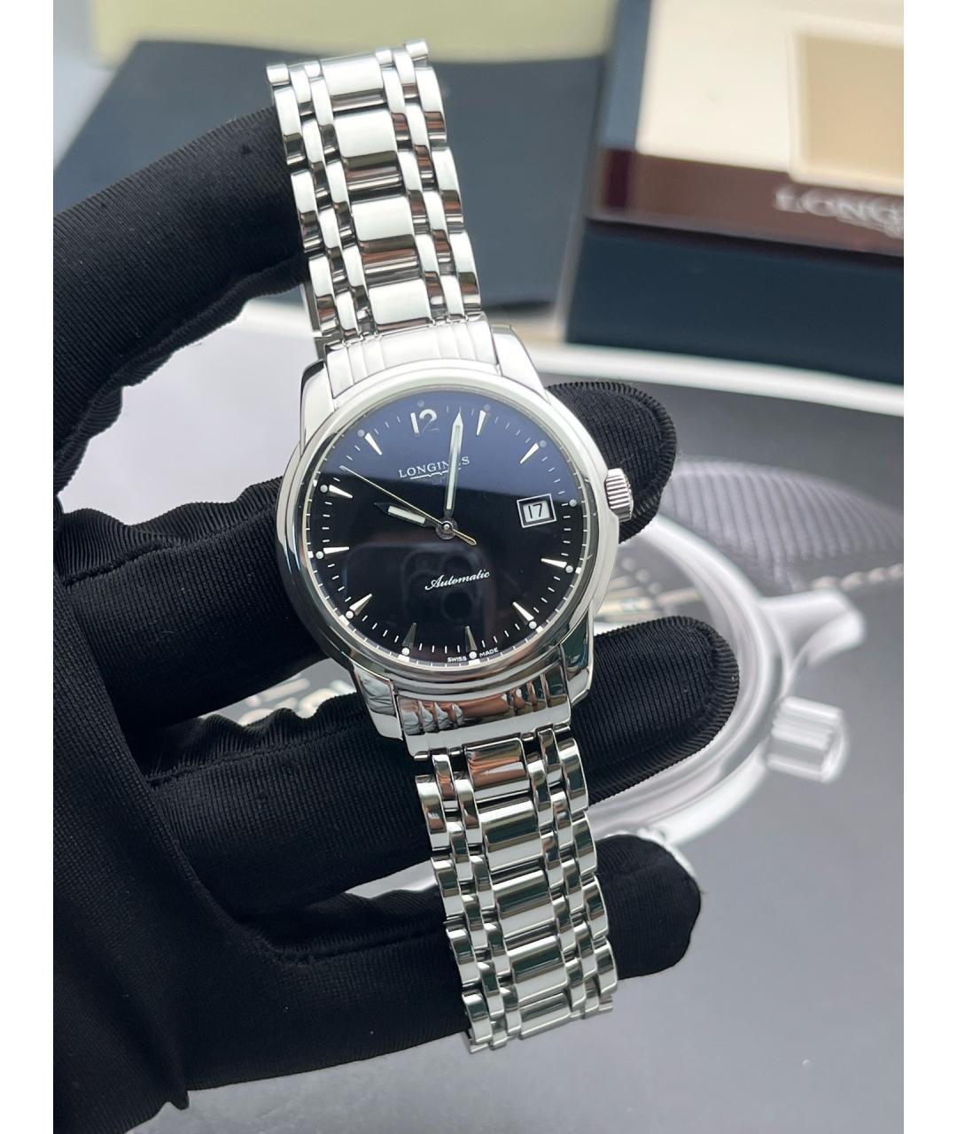 LONGINES Серебряные стальные часы, фото 8