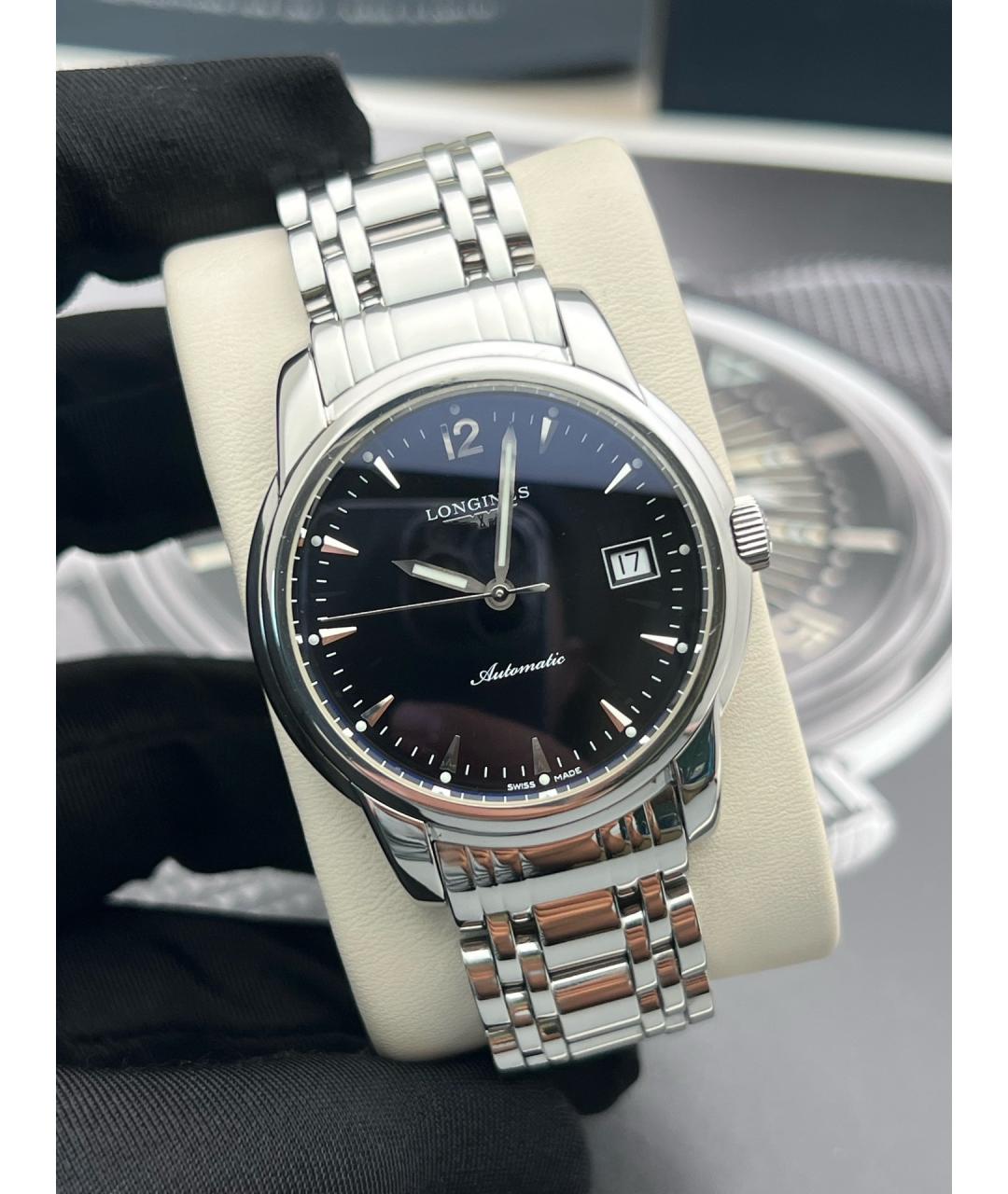 LONGINES Серебряные стальные часы, фото 5