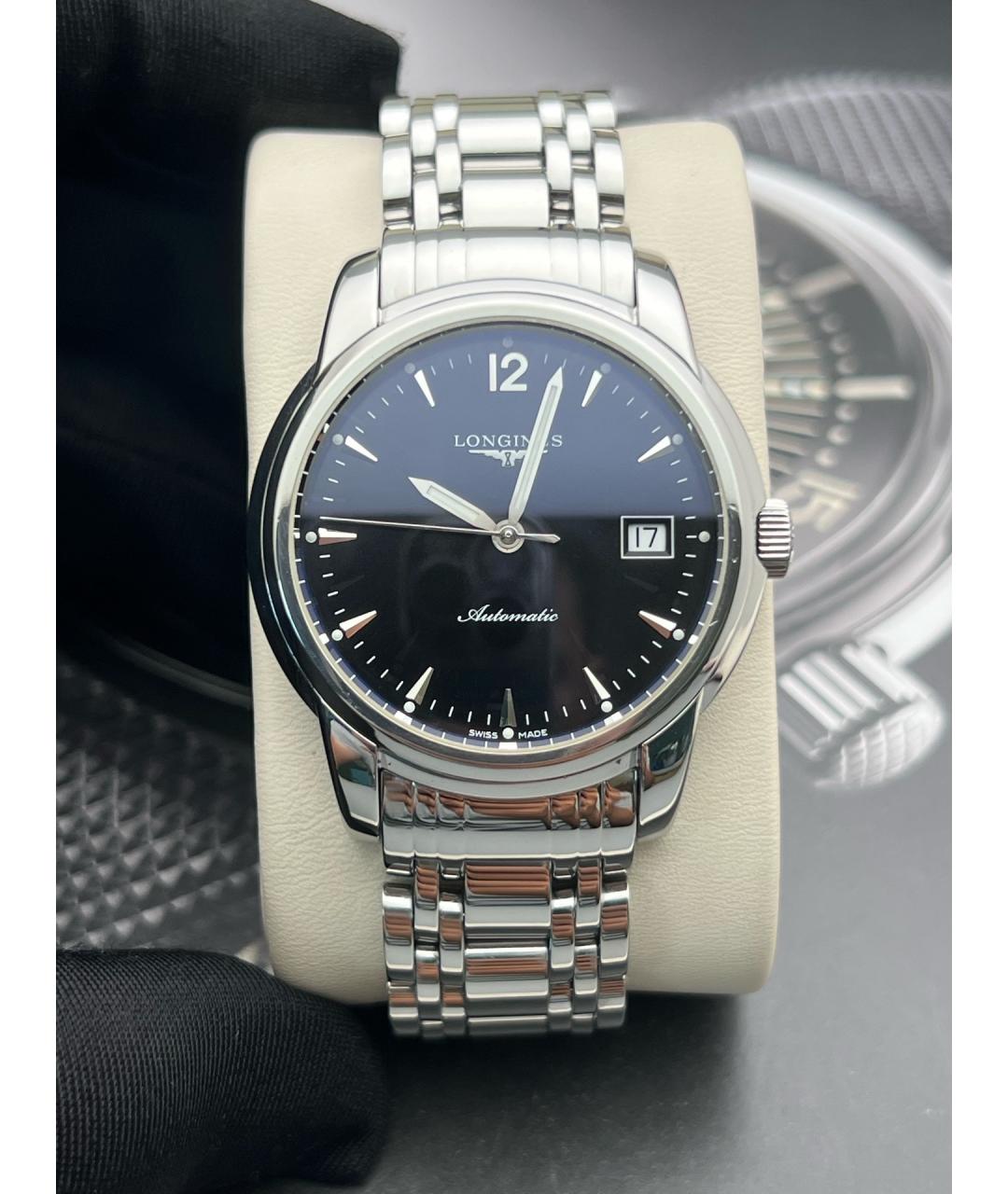 LONGINES Серебряные стальные часы, фото 2