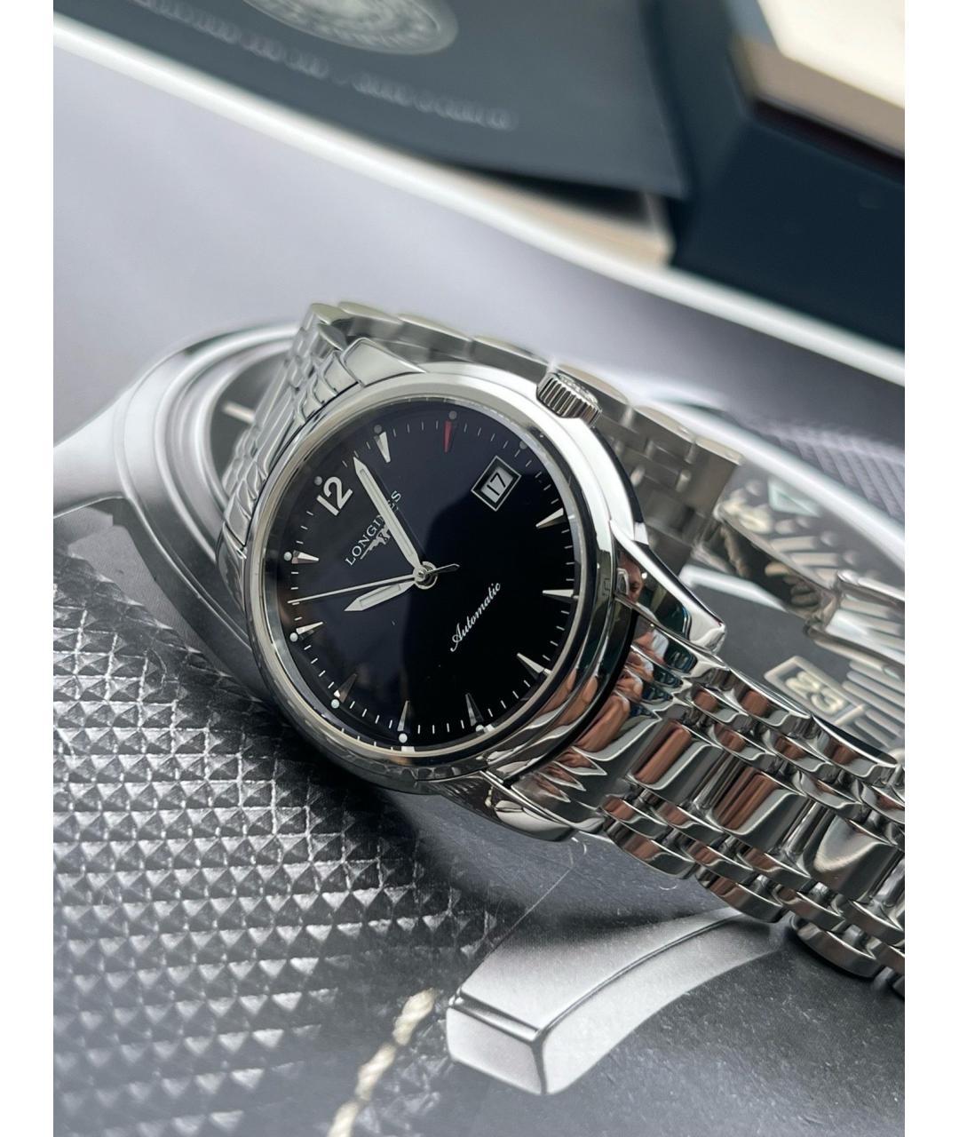 LONGINES Серебряные стальные часы, фото 7