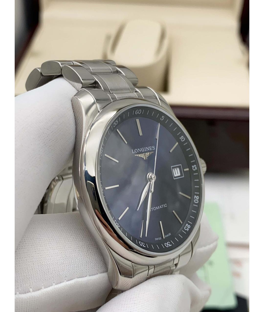 LONGINES Серебряные стальные часы, фото 7
