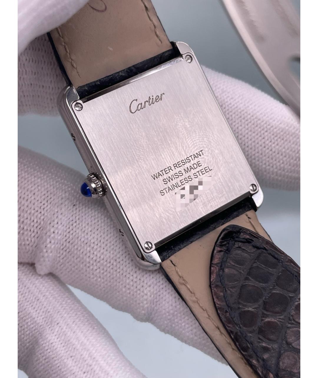 CARTIER Серебряные часы, фото 6