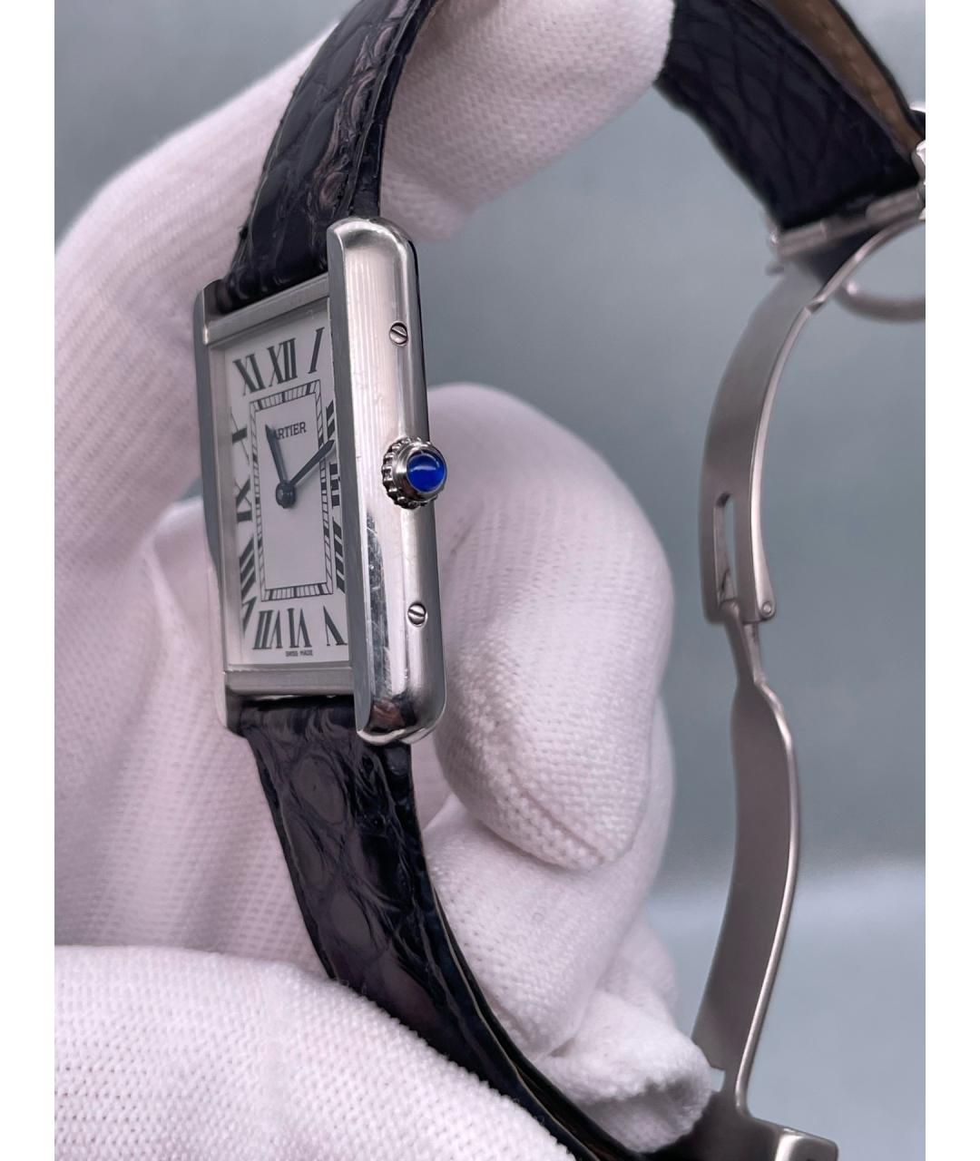 CARTIER Серебряные часы, фото 3