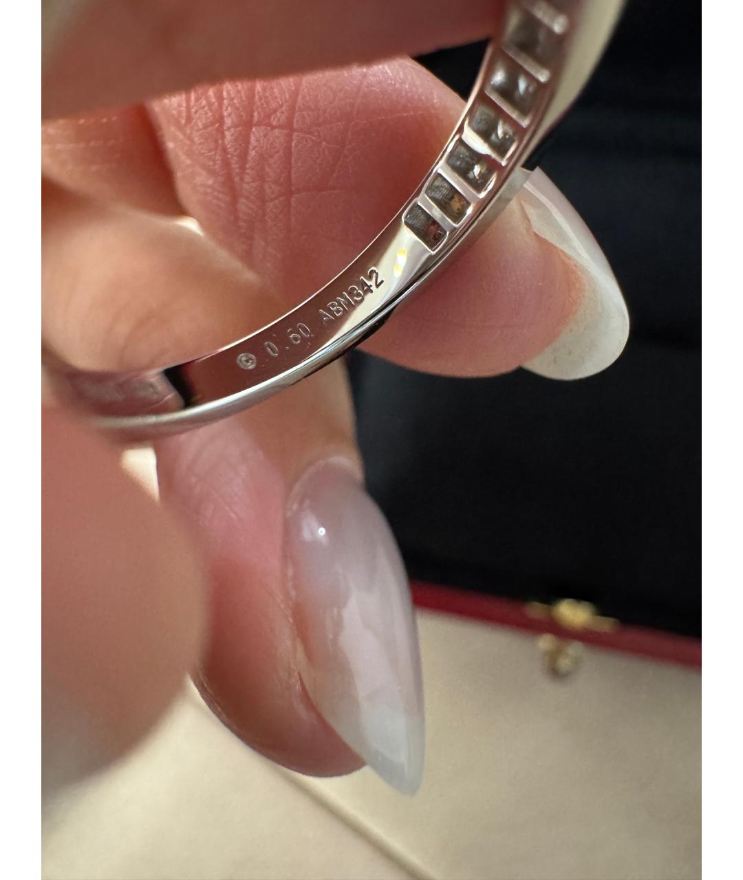 CARTIER Серебряное платиновое кольцо, фото 7