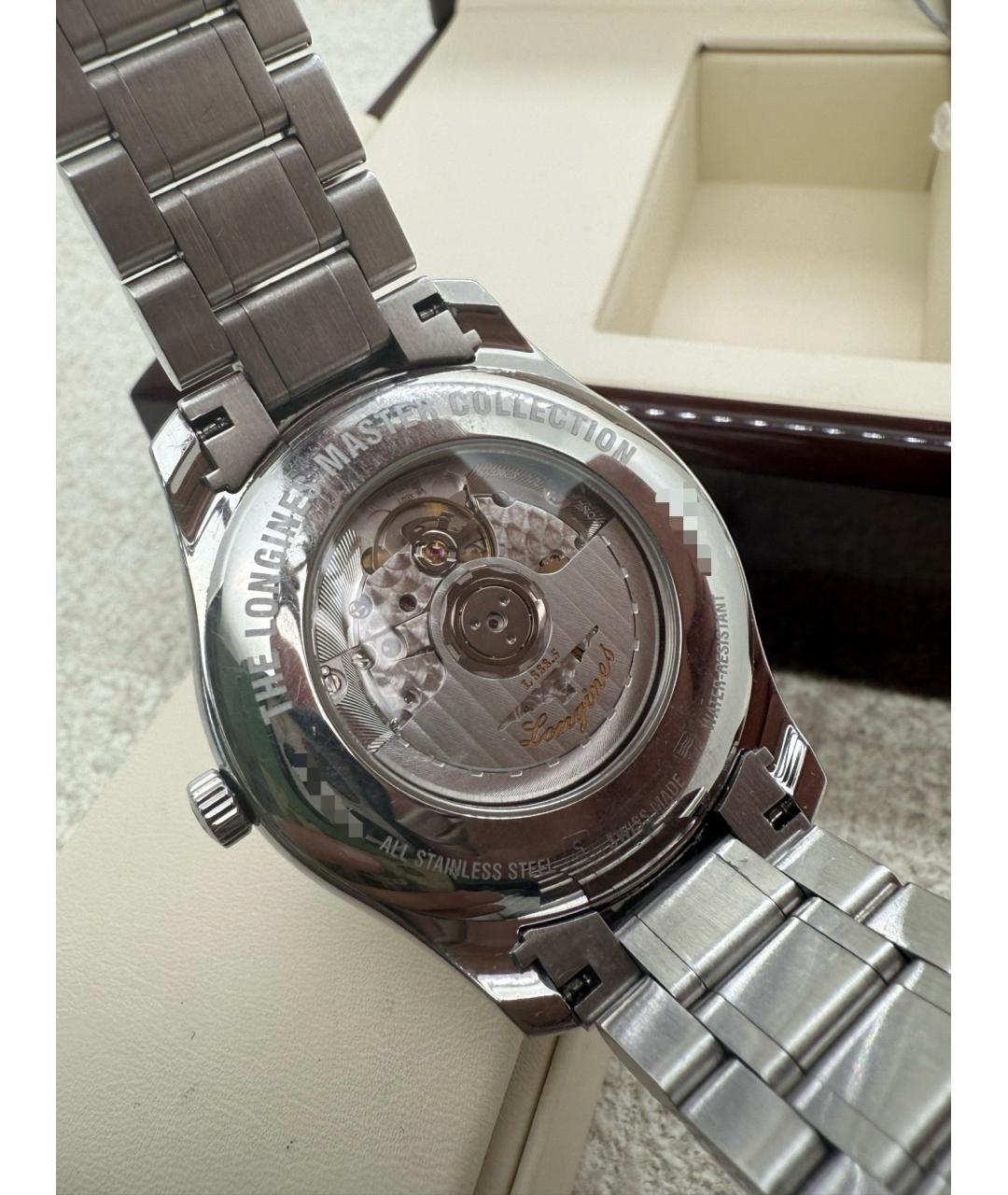 LONGINES Серебряные стальные часы, фото 6