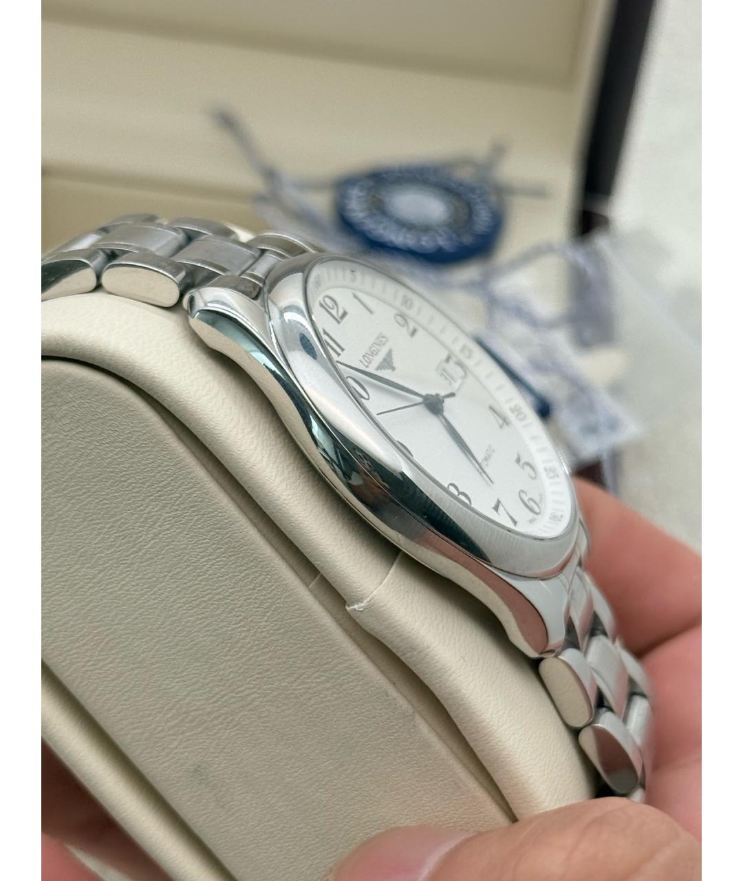 LONGINES Серебряные стальные часы, фото 4
