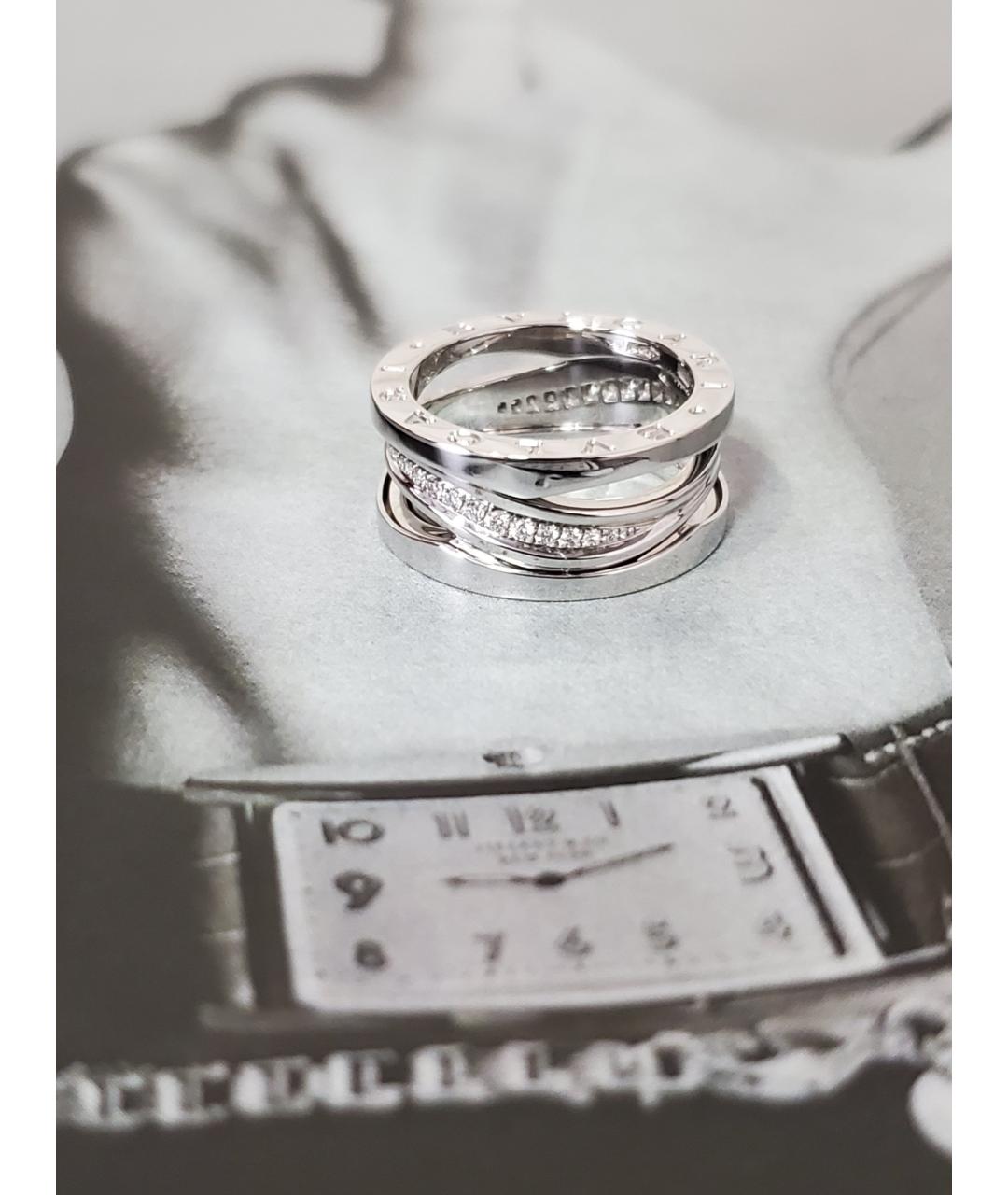 BVLGARI Серебряное кольцо из белого золота, фото 2