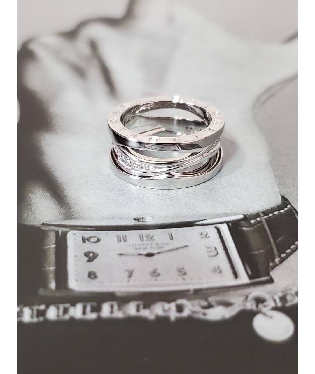 BVLGARI Серебряное кольцо из белого золота, фото 6