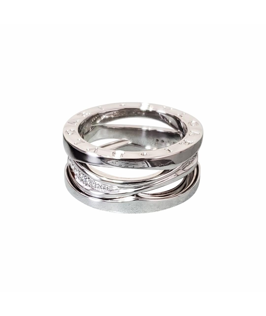 BVLGARI Серебряное кольцо из белого золота, фото 1
