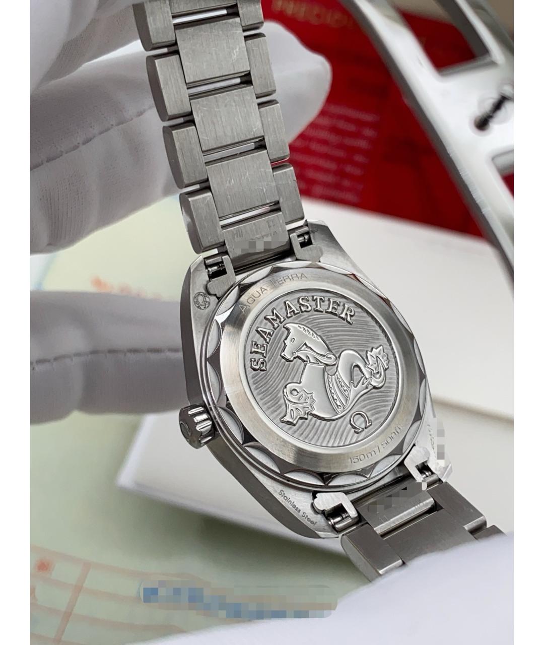 OMEGA Серебряные часы, фото 7