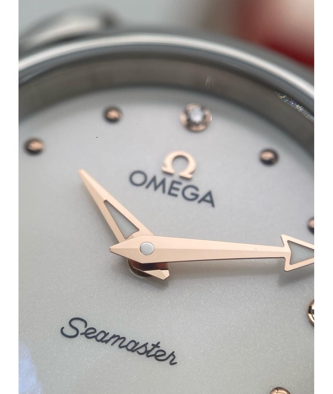 OMEGA Серебряные часы, фото 8