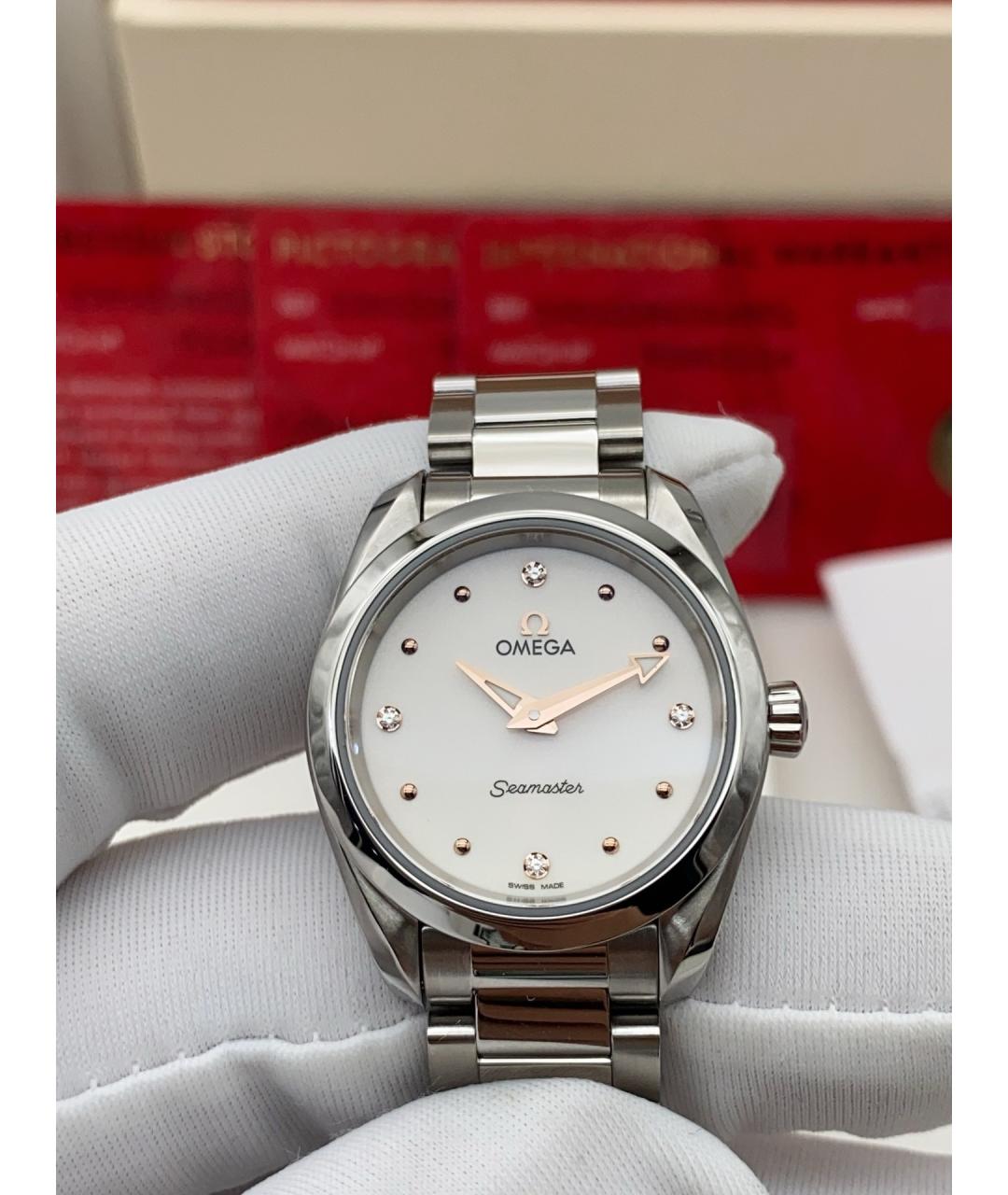 OMEGA Серебряные часы, фото 2