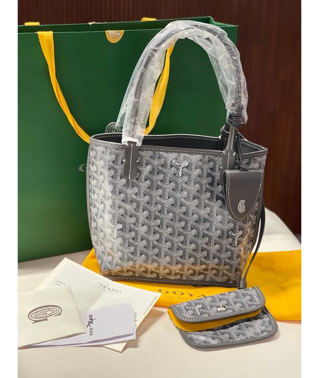 GOYARD Серая сумка тоут, фото 7