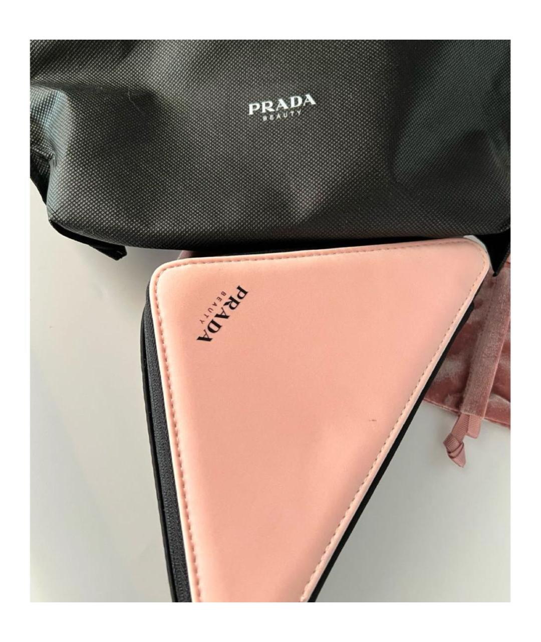 PRADA Бежевый кожаный кошелек, фото 5