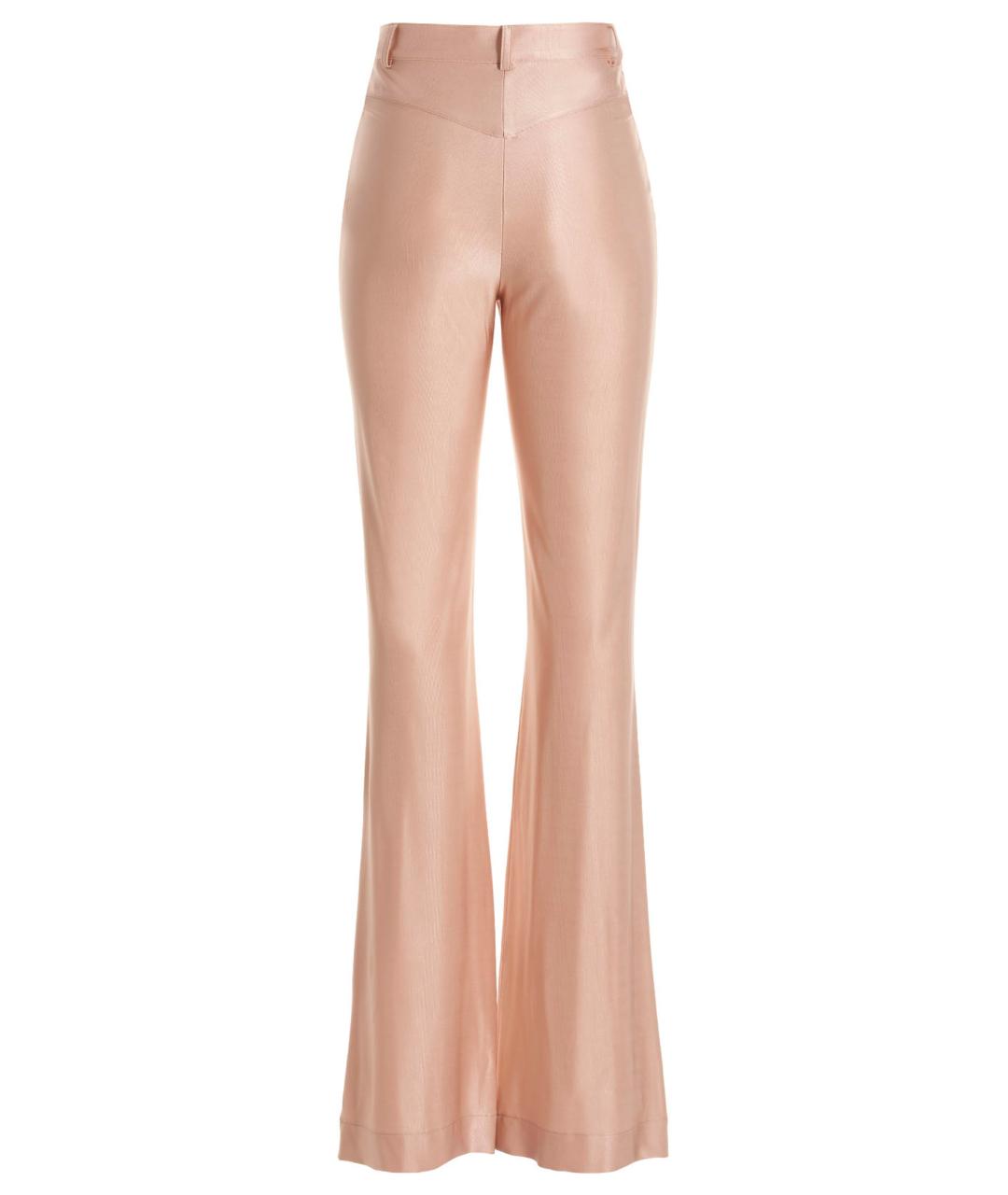 ALEXANDRE VAUTHIER Розовые вискозные прямые брюки, фото 2